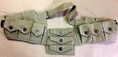WWII US Garand Leather Sniper Rifle Cheek Pad (Left Hand) Embosed USMC - Reproductie