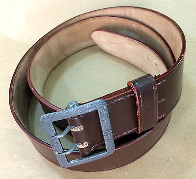 GERMAN WWII BROWN Leather Officers Belt w. Claw Buckle (MARKED) ALL ...