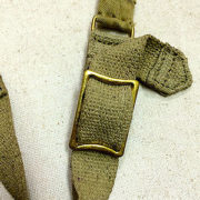 WWII British Army Brodie Helmet Chin Strap - Repro. LOT of 2 - Allmadeups